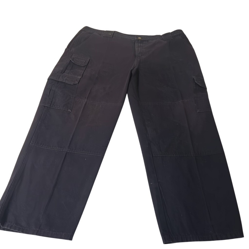 5.11 Tactical Cargo Pants Mens 44x30 Black Cotton Canvas Utility Work 74251